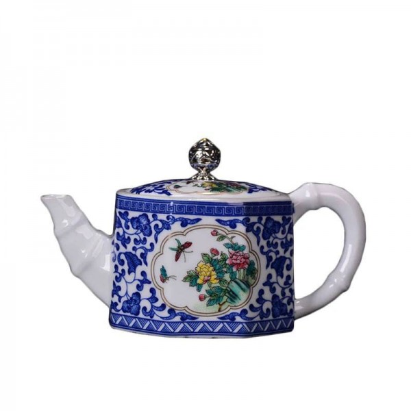 230ml porcellana ceramica impugnatura impugnatura teiera dipinta a mano modello buche palla Kung Fu bollitore bollitore famiglia articoli da regalo