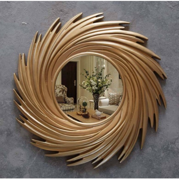 60cmx60cm European American Art Mirror Decorazione dell'hotel Specchio solare Specchio Specchio da parete