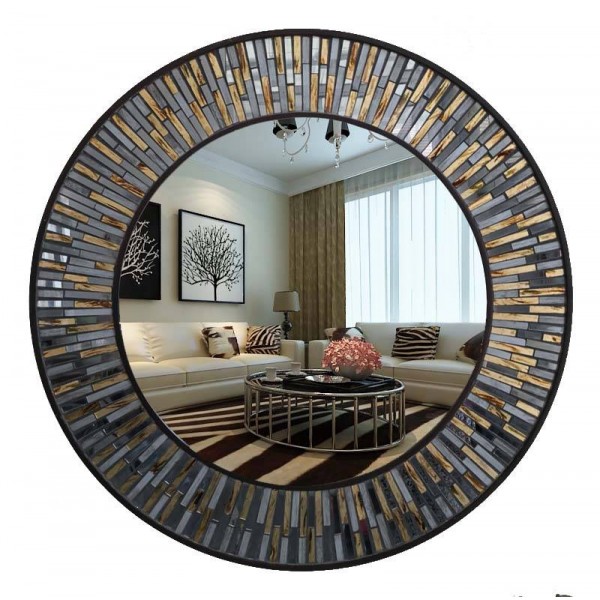 70cmx70cm Nuovo specchio da bagno europeo decorativo Specchio da bagno Specchio da bagno americano Specchio da parete