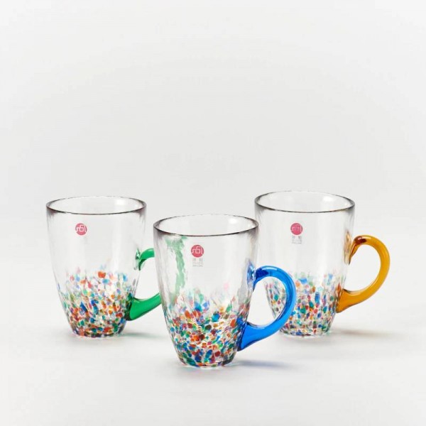 Tazze di vetro colorate Bicchieri di cristallo di alta qualità Bicchieri di vetro Tazza da caffè al latte Confezione regalo per la casa