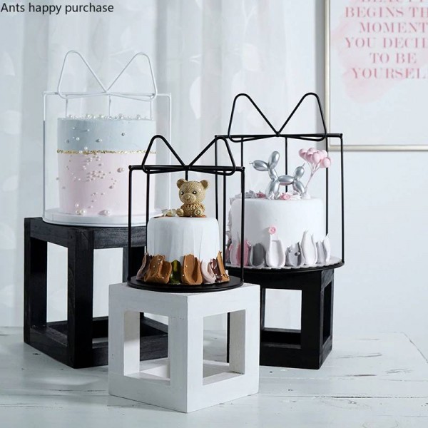 Decorazioni creative per la tavola da dessert da dessert Bow Snack stand Iron Cake stand Dessert rack Candeliere Decorazioni per la casa