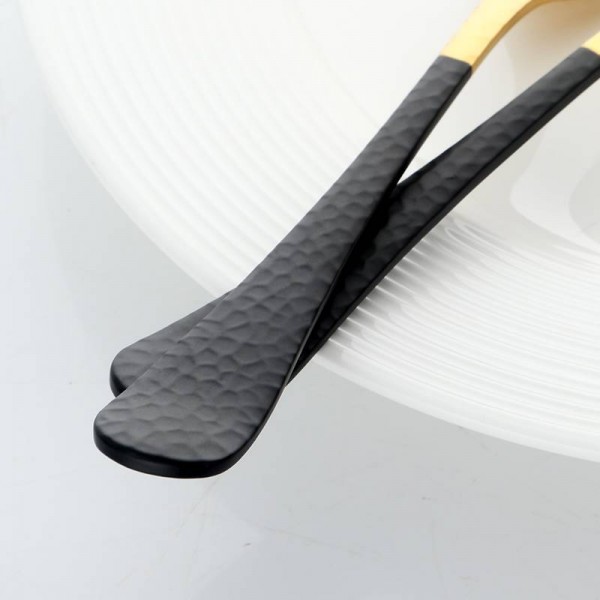 Stoviglie Set di coltelli per forchetta in acciaio inossidabile Talheres Posate giapponesi Ristorante Posate viola Posate nordiche vintage