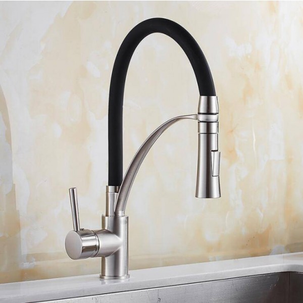 Miscelatore da cucina Miscelatore per lavello Ottone Nero / Rosso con rubinetto Torneira nero Rubinetti da cucina Miscelatore per vasca da bagno a freddo con montaggio a freddo LAD-146