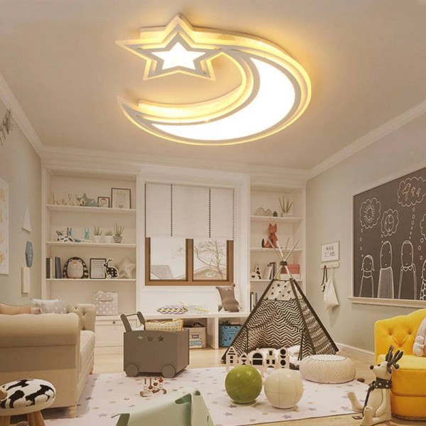 Lampade a soffitto moderne bianco blu rosa colore Per ragazzi e ragazze Camera da letto Lampada da soffitto a soffitto Apparecchi di illuminazione