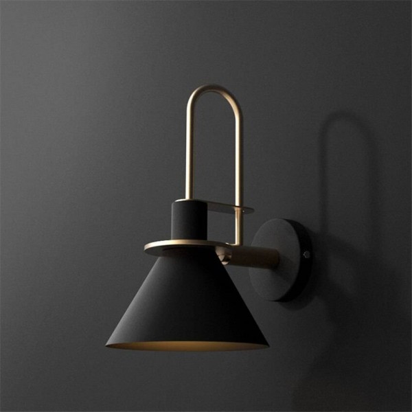 Lampada da parete moderna Clarion Applique da parete industriale moderna LED E27 Camera da letto Soggiorno Ristorante Luci e illuminazione Cucina Bar corridoio