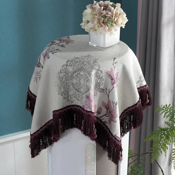 Tovaglia multifunzionale 90x90 Europa Copri tavolo viola blu Copri quadrati per decorazione domestica Tovaglia squisita