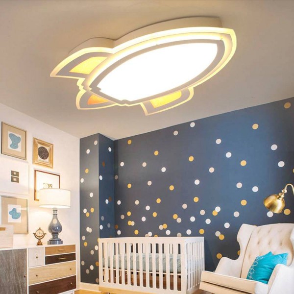 Nuova lampada da soffitto a forma di razzo per armadio per bambini camera da letto lampada da soffitto Illuminazione lamparas de TECHO Abajur