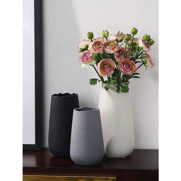 Nordico moderno vaso di fiori decorazione soggiorno composizione floreale vaso di fiori vaso creativo europeo in ceramica idroponica