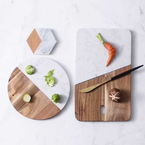 Tavola da cucina in pietra accessori da cucina in marmo formaggio bordo gioielli portaoggetti pane sushi piatto piatti piatti occidentali