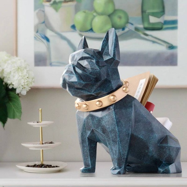 Scatola di immagazzinaggio per ufficio arredamento casa Strumenti di controllo cellulare Organizzatore di statue in resina per tavolo Supporto da tavolo