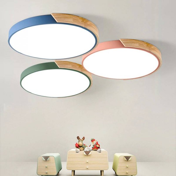plafoniere a LED ultrasottili a soffitto per i lampadari del soggiorno Soffitto per la hall moderna plafoniera alta 5 cm