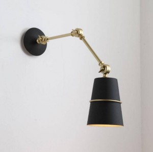 Apparecchio a sospensione Modern Simple comodino Decorazione Lampada da parete a LED Lampade orientabili a sospensione in ferro con ingresso regolabile