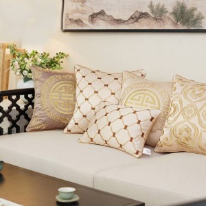 2 Pz / set Fodera per Cuscino Moderna Ricamo Geometria Copertura Auto Cuscino Tiro Decorativo Housse De Coussin Almofada