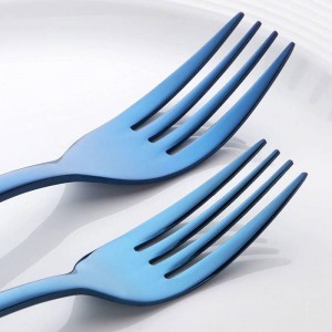 Set di posate da 40 pezzi Set di posate per coltelli in acciaio inossidabile Set di posate da cucina occidentale Set di posate da cucina in argento nero