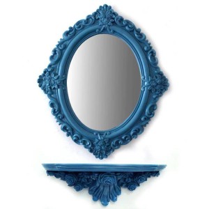 51cmx60cm Specchio decorativo da parete pieghevole in plastica per cartoni animati in plastica per specchio pieghevole