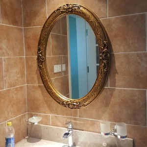 61.5cmx81cm Specchio ovale europeo e americano per bagno Specchio a parete per lavabo per lavabo per WC impermeabile