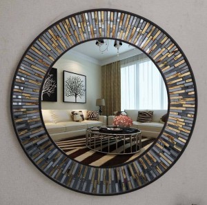 70cmx70cm Nuovo specchio da bagno europeo decorativo Specchio da bagno Specchio da bagno americano Specchio da parete