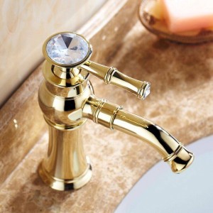 8 "Rubinetti dorati Lavabo bagno Lavabo rubinetto in ottone Rubinetto 360 girevole 9891G