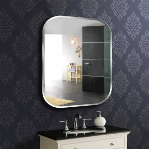 A1 Frameless quadrato specchio da parete per bagno wc specchiera per lavabo specchio per specchio camera da letto appeso a parete specchio in vetro wx8230936