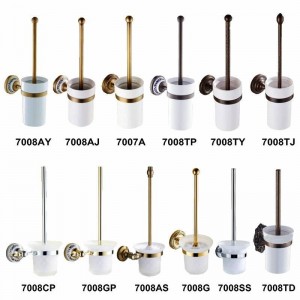 Portaspazzolino da toilette antichi / dorati Accessori per il bagno