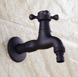 Rubinetti artistici a parete per lavabo con acqua fredda Rubinetti per lavatrice antichi in ottone Rubinetti per piscina per mop da bagno Rubinetti