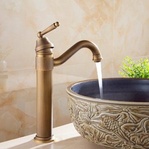 Rubinetti Lavabo Bagno Finitura Antico Ottone Rubinetto Acqua Lavandino Lavandino Rubinetto Vanity Rubinetto Lavabo Miscelatori Rubinetti Gru 6633