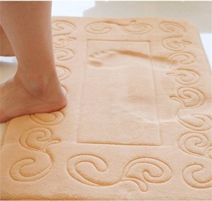 Tappeto antiscivolo per bagno Tappeto in spugna a rimbalzo lento stile europeo Cuscino WC per bagno Tappeto assorbente per zerbino memory foam