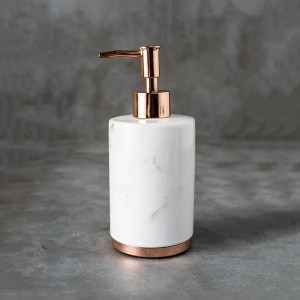 set da bagno 5 pezzi portaspazzolino Ceramica in marmo di alta qualità Tazza da bagno Forniture per bagno