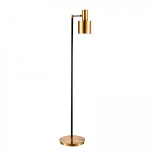 Lampada da terra industriale retrò Lampada da terra a LED creativa Lampada da terra color ottone in piedi Soggiorno Camera da letto garantita due anni