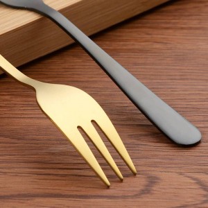 Forchetta da pranzo in acciaio inossidabile 18/10 Set da 5,6 pollici di utensili da posate lucidati a specchio da 12 pezzi Forchette d'argento per insalata