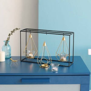 Candeliere Tavolo Cena a lume di candela Decorazioni di nozze romantiche Ornamenti Decorazioni per la casa