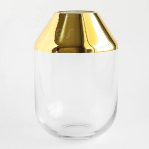 Vaso in vetro stile artistico InsFashion con rame per arredamento casa in stile australiano e arredamento ristorante