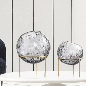 Piatto di gioielli in ceramica placcata a forma di ananas di lusso InsFashion per decorazioni moderne per la casa e set regalo per ragazze