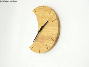 Creativo orologio da parete in legno Semplicemente tranquillo soggiorno camera da letto luna orologio da parete orologio da parete design moderno decorazione della casa