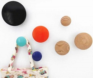 Decorazione della parete personalizzata moda creativa in legno murale gancio rotondo perno semplice fatto a mano decorazione decorativa pulsante casa