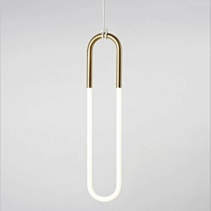 Lampada decorativa a sospensione in ottone T5 T6 LED camera da letto negozio negozio caffetteria ristorante LED illuminazione a sospensione a sospensione in ottone a sospensione