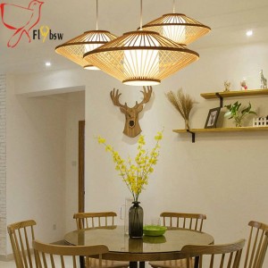 Dia 50cm Lampada a sospensione in bambù lavorata a mano Lampada a sospensione in stile giapponese Tatami per sala da pranzo Sala da tè ristorante