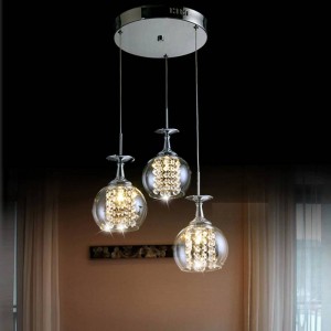 sala da pranzo lampada a sospensione in vetro appeso camera da letto matrimoniale già bicchiere di vino lampada a sospensione in cristallo led lampara Bar cucina luce interna