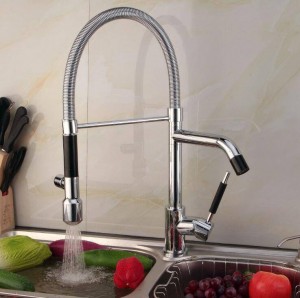 Rubinetti da cucina ED Lavello cromato Miscelatore Miscelatore per cucina Maniglia monocomando Gru a ponte per lavelli Rubinetto acqua LAD-115