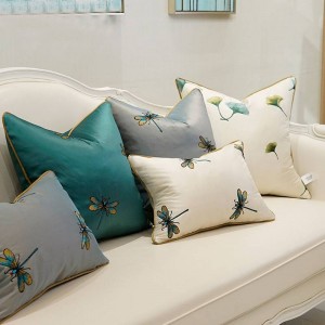 Fodera per cuscino elegante Federe decorative Cuscino per ricamo animale carino Casa Cojines Decorativos Para Cuscino per divano