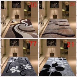 Ispessimento crittografato luminoso seta salotto tavolino camera da letto comodino tappeto semplice modello moderno in stile nordico