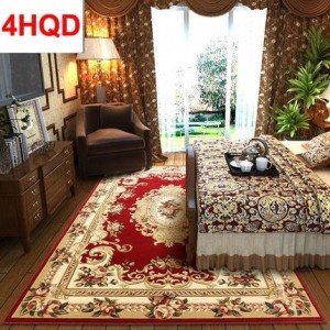 Stile europeo salotto tavolino tappeto camera da letto comodino tappeto moderno minimalista flusso manuale taglio tridimensionale