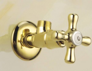 Rubinetto Parti di ricambio 1/2 "x 1/2" ORB di lusso Valvola ad angolo per bagno in ottone Rubinetto per acqua Rubinetto Valvole a triangolo di riempimento 811625