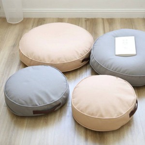 Cuscino per seduta da terra Poggiapiedi Janpanese Seduta rotonda Divano Pouf Poggiapiedi Poggiapiedi Passo Sgabello Cuscino per bambini Dimensioni adulti 40 cm / 60 cm