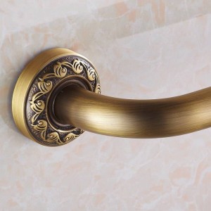 Maniglioni Ottone antico Fissato al muro 52 cm Maniglie di sicurezza per bagno Doccia Maniglione Maniglia per vasca Corrimano Assistenza domiciliare Maniglione 3721F
