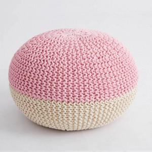Pouf ottomano moderno lavorato a mano e cucito a mano Poggiapiedi Sgabello Sedia Cuscino da pavimento Sedile Poggiapiedi Sedile Decorativo per la casa