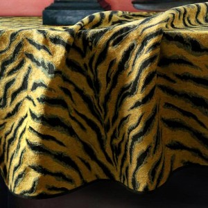 Di lusso di fascia alta Elegante 100% ciniglia Leopard Tovaglia Festa di nozze Tavolo per la casa Spessa copertura Personalità Decorazione tessile