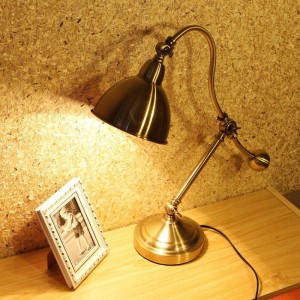 Home office Lavoro vintage Lampade da scrivania Comodino Sala studio Lampada da scrivania Biblioteca Lampada da lettura Lampada da tavolo industriale regolabile Abajur