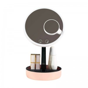 Tavolo per specchio da trucco per la casa con lampada da tavolo a led per la luce di riempimento per specchio da notte per camera da letto mx12291420