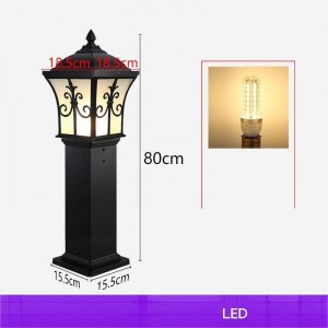 Iluminador Jardin Farola garden Plaza Lamp Garden Decor Street Off Road Lampione Luminaire Exterieur Street Light